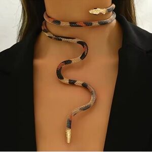Snake Serpenti Gold Necklace